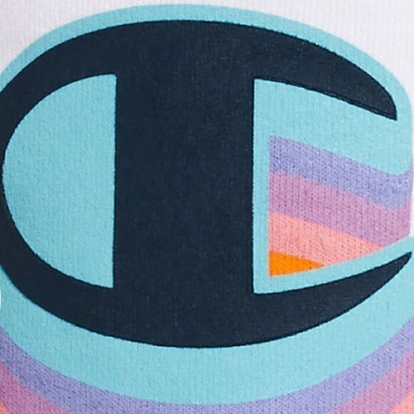 New CHAMPION White Reverse Weave Color Shadow Cut Off Shorts - Picture 4 of 11